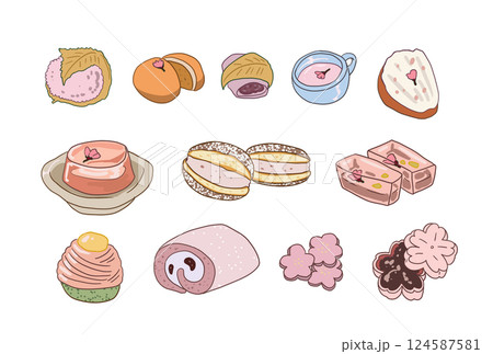 桜のお菓子セット 124587581