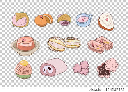 桜のお菓子セット 124587581