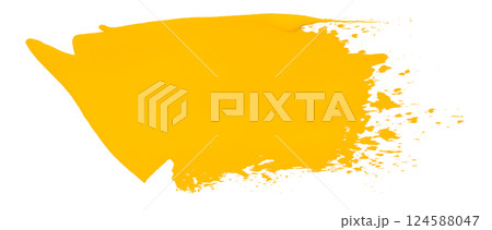 yellow brush isolated on transparent background yellow brush isolated on transparent background 124588047