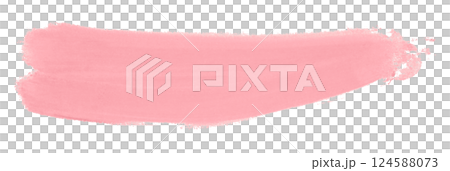 pink brush isolated on transparent background pink brush isolated on transparent background 124588073