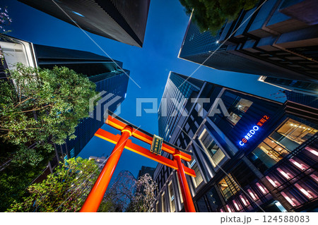東京都 日本橋の風景 福徳神社 東京都 日本橋の風景 福徳神社 124588083