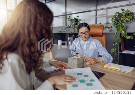 Join us for a Collaborative Meeting within a Modern Office Environment to discuss strategies 124590155