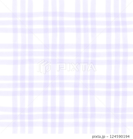 Purple Plaid Gingham Hand Drawn Background Pattern Overlay 124590194