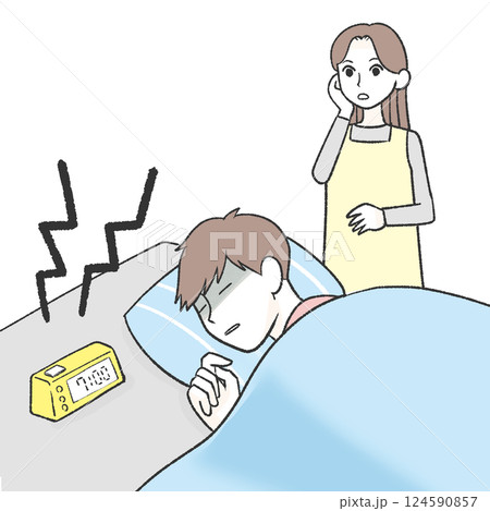 起きられない男の子 124590857