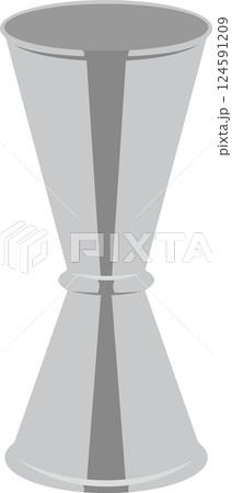 カクテル メジャーカップのイラスト 124591209