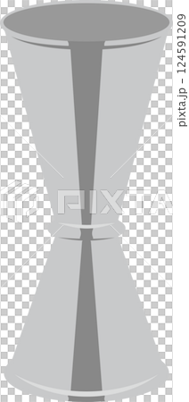 カクテル メジャーカップのイラスト 124591209