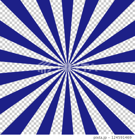 紺色の放射線 124591469