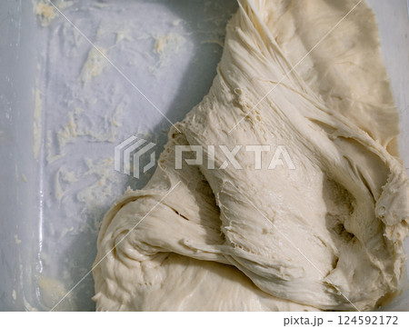 Fresh Yeast Dough Close Up 124592172