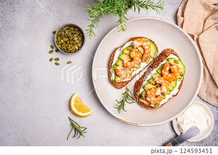 Healthy shrimp sandwiches Healthy shrimp sandwiches 124593451