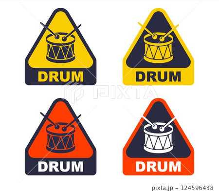 drum vector icon. drum vector icon. 124596438