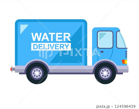 transportation of drinking water by truck transportation of drinking water by truck 124596439