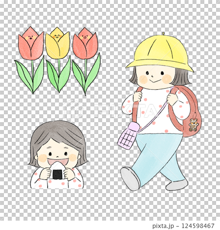 Children going on a field trip Children going on a field trip 124598467