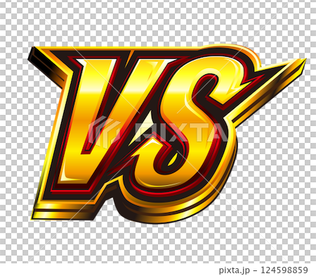 対決ロゴ_ゴールドver 124598859