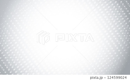 Abstract white background decorative by gray perspective dot lines with copy space, Vector illustration 124599024