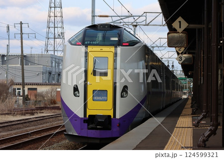 東室蘭駅に停車中のキハ261系特急北斗 124599321