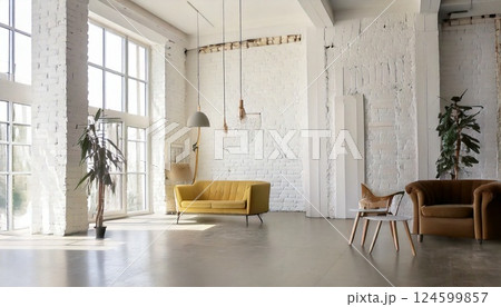 おしゃれなリビングルーム 124599857