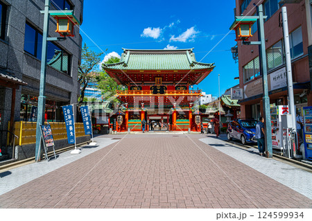 【東京都】夏の爽やかな青空が広がる神田明神 124599934