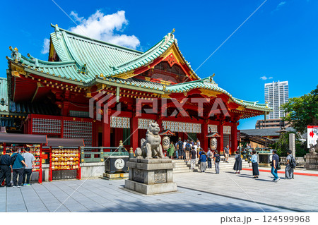 【東京都】夏の爽やかな青空が広がる神田明神 124599968