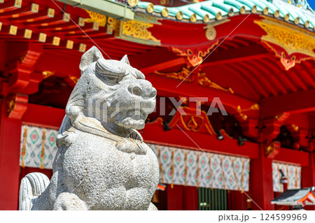【東京都】神田明神に鎮座する狛犬 124599969