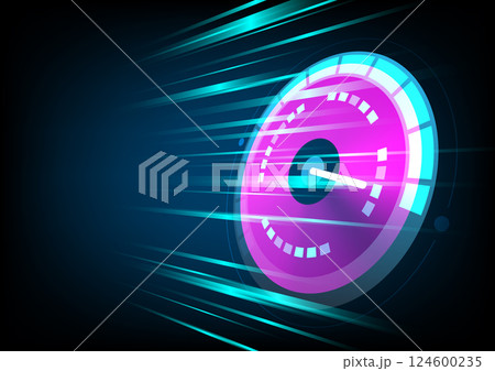 Abstract background with futuristic speed dashboard Abstract background with futuristic speed dashboard 124600235