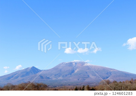 12月の浅間山 信州の山々 信州の自然 12月の浅間山 信州の山々 信州の自然 124601283