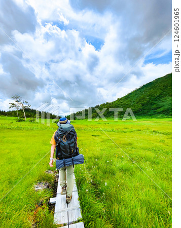 夏の火打山・妙高山登山（黒沢池～富士見平分岐） 124601965