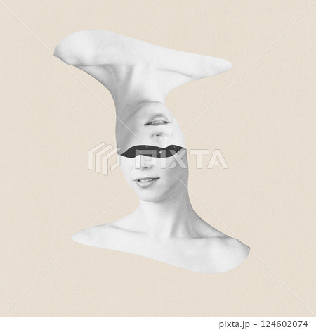 Surreal Portraiture with Inverted Elements 124602074