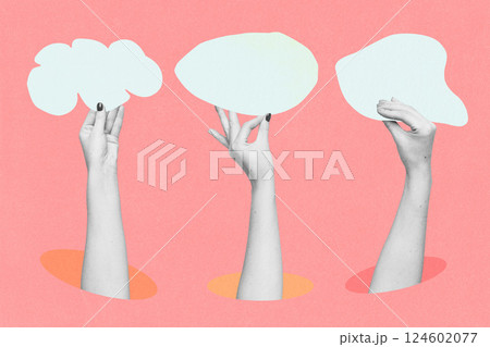 Creative Expression with Hands and Cutouts Creative Expression with Hands and Cutouts 124602077