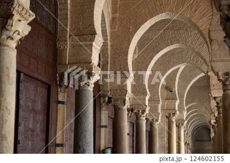 Courtyard of Great Mosque of Kairouan (Mosque of Uqba) Courtyard of Great Mosque of Kairouan (Mosque of Uqba) 124602155