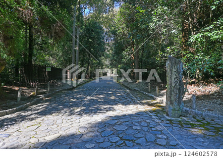 京都・伏見区 桓武天皇 柏原陵 参道 京都・伏見区 桓武天皇 柏原陵 参道 124602578