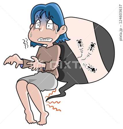 アリが這うような感じ-むずむず脚 アリが這うような感じ-むずむず脚 124603637
