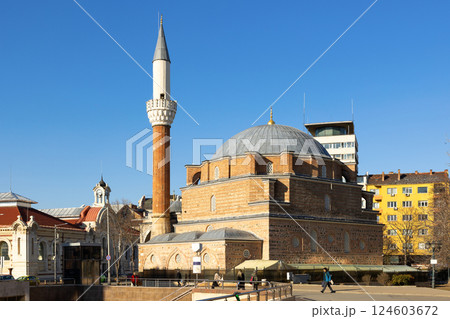 Historic Banya Bashi Mosque in Sofia, Bulgaria Historic Banya Bashi Mosque in Sofia, Bulgaria 124603672
