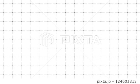 方眼紙のようなシームレスな模様の背景素材（アスペクト比16:9） 124603815