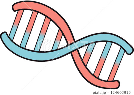 The illustration of a gene 124603919