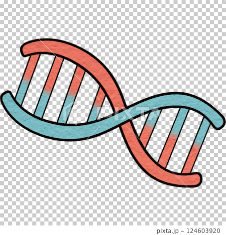 The illustration of a gene 124603920