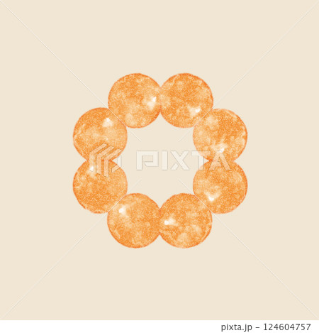 ドーナツのイラスト1 ドーナツのイラスト1 124604757