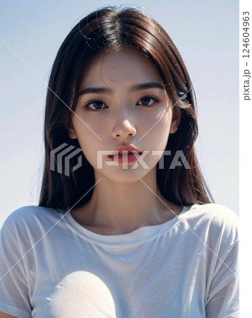 美しい女性のビューティーポートレート 美しい女性のビューティーポートレート 124604963