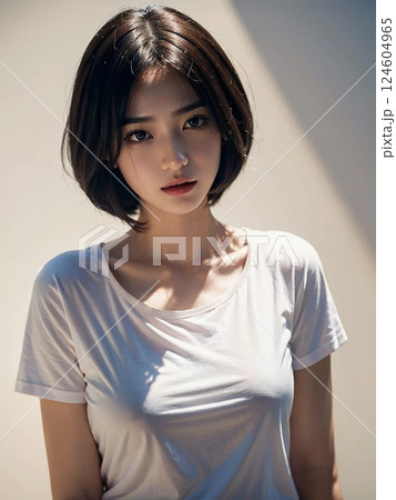美しい女性のビューティーポートレート 124604965