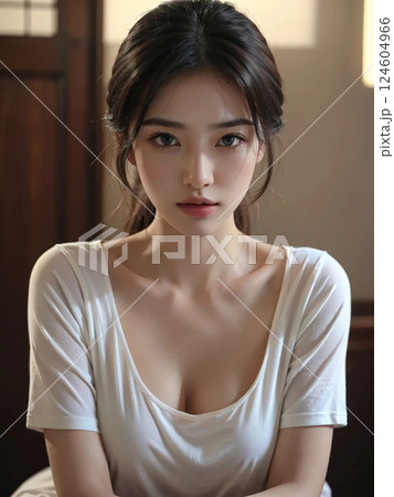 美しい女性のビューティーポートレート 美しい女性のビューティーポートレート 124604966