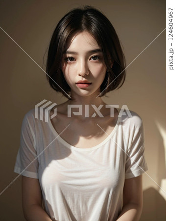 美しい女性のビューティーポートレート 124604967