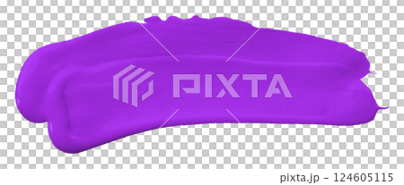 purple brush isolated on transparent background 124605115