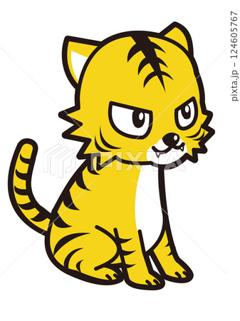 虎（タイガー）コミック系イラスト 124605767