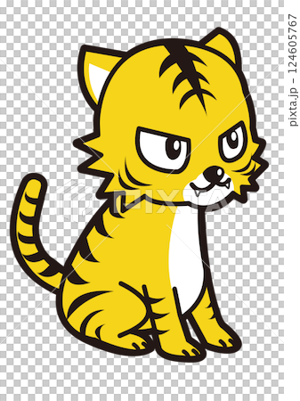 老虎漫畫插圖 老虎漫畫插圖 124605767