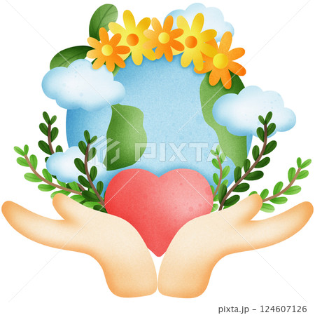 Cute Nature Clipart Kawaii Environmental Adorable Wildlife Cartoon Insects 124607126