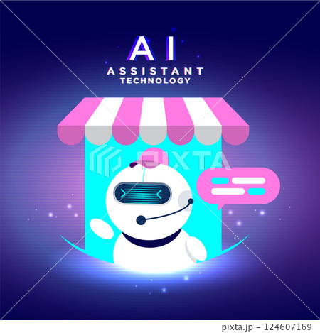 AI Virtual Assistant for Smart Business and E-Commerce 124607169