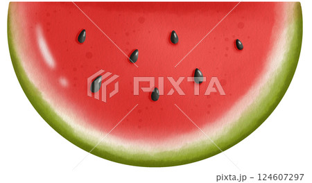 Fresh Watermelon Slices Clipart Cute Juicy Fruit Illustrations for Summer Fresh Watermelon Slices Clipart Cute Juicy Fruit Illustrations for Summer 124607297