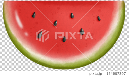 Fresh Watermelon Slices Clipart Cute Juicy Fruit Illustrations for Summer Fresh Watermelon Slices Clipart Cute Juicy Fruit Illustrations for Summer 124607297