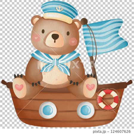 Cute Sailor Teddy Bear Clipart Nautical Baby Shower Marine Adventure Cute Sailor Teddy Bear Clipart Nautical Baby Shower Marine Adventure 124607626