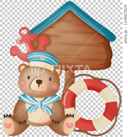 Cute Sailor Teddy Bear Clipart Nautical Baby Shower Marine Adventure Cute Sailor Teddy Bear Clipart Nautical Baby Shower Marine Adventure 124607629