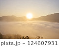 天空の城 竹田城から見る雲海 124607931